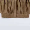 ZA Comércio Exterior Transfronteiriço Europa Roupas Femininas AliExpress Mais Vendido Verão Casual Versátil Gola Redonda Manga Longa Camisa Fluida
