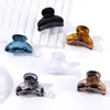 2.8CM tamanho pequeno Colorido Leopardo Lua Crescente Presilha Feminina Presilha para Franja Grampo de Cabelo Quebrado Grampo de Cabelo Distintivo Versátil Presilha de Cabelo Acessórios de Cabelo