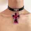 Collares transfronterizos de estilo punk de alta resistencia para hombres y mujeres, estilo gótico de subcultura, cadenas para la clavícula y collares de personalidad de nicho de moda
