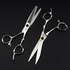 Tijeras de Peluquería Personalizadas Wahl Negras con Rodamiento de 6.0 pulgadas Tijeras para Cortar el Cabello Tijeras Planas Tijeras para Flequillo