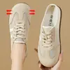 Sandalias de Verano para Mujer, Estilo Nuevo, Slip-On, Ajuste Amplio, Pantuflas Transpirables de Malla Cerradas por Delante, Tallas Grandes, Venta Transfronteriza Temu