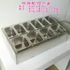 Bandejas de Acero Inoxidable 1/9, 1/6 para Porciones, Recipientes para Mermelada, Estantes para Almacenamiento de Alimentos y Condimentos, Estantes para Mesas de Operación, Tazones para Ingredientes para Tiendas de Té de Leche
