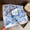 Nuevo Estilo Lujo Ligero Avanzado 70cm Cuadrado Pequeño Versátil Profesional Bufanda de Seda para Mujer Bufanda de Seda Artificial Chal Protector Solar