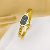 Pulsera de Reloj de Disco Romano de Acero de Titanio que No se Desvanece Pulsera de Correa Hueca Pulsera de Temperatura de Lujo Ligero de Nicho Joyería Transfronteriza