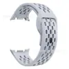 Adequado para Samsung Galaxy Watch8 Pulseira de Silicone com Malha Respirável Watch8 Relógio Esportivo Inteligente Pulseira de Pulso