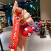 Novo Chaveiro dos Vingadores Desenho Animado Criativo Aranha Homem de Ferro Deadpool Boneco Pingente de Bolsa Pequeno Presente