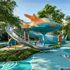 Tobogán Exterior de Acero Inoxidable Equipo de Juego para Parques Infantiles Tobogán Grande para Jardín de Infancia Instalación Combinada para Parques Infantiles Personalización