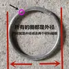 Anillos de Hierro, Aros Redondos de Hierro, Anillos de Acero, Anillos de Hierro Galvanizado, Accesorios para Cercas Artísticas de Hierro, Aros Redondos de Hierro