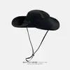 Sombrero Vaquero Occidental Retro Americano para Hombres y Mujeres, Ala Ancha, Gamuza, Adelgazante, Correa a Prueba de Viento, Sombrero para Senderismo y Camping al Aire Libre