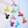 Estilo Casual y Lindo Llavero Colgante de Campana con Corazón Pintado Colorido Funda para Teléfono Móvil Bolso Auriculares Set de Accesorios Pequeños