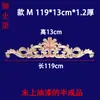 Tallado en Madera Dongyang Piezas de Flor Tallada en Madera Calcomanía Decorativa Tallada en Madera Cabezal de Puerta de Madera Maciza Marco de Puerta de Flor Larga Pared de Fondo Flor de Madera