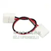 Cable de Conexión de Tira de Luz LED Flexible de un Solo Color y Doble Cabezal 3528 8mm 2P 10mm Cable de Extensión para Tira de Luz de Placa Desnuda sin Soldadura