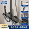 Juego de Ducha de Aleación de Aluminio Zhengba Sistema de Ducha Cabezal de Ducha de Lluvia Botón de Piano Juego de Ducha para Baño Venta al por Mayor