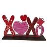 Adornos Artesanales de Madera para el Día de San Valentín Decoración de Diseño de Escena de Fiesta de Nuevo Amor Virutas de Madera Creativas en Stock