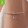 Yinziyun Original Colgante de Posicionamiento de Silicona Luna de Meteorito Accesorios Piedra Lunar Soñadora Luna Pulsera DIY Cuentas