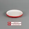 Vajilla de Melamina Plato de Dos Colores para Restaurantes de Hot Pot y Barbacoa, Plato Cuadrado de Barbacoa Comercial Imitación Porcelana