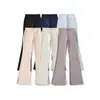 Pantalones Acampanados No Ajustados Estilo Nuevo 2026, Versión Extendida para Personas Altas, Pantalones Acampanados Fluidos de Cintura Alta para Mujer, Pantalones Casuales Adelgazantes