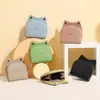 Bolsa para Monedas Rana Mini Compacta Diseño Creativo Hilo Bordado Bolsa Pequeña Monedero de Piedra para Monedas y Tarjetas Venta al por Mayor