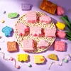 Série de Slogans em Inglês Molde de Pirulito Tartaruga 3D Abóbora Chapéu de Leitura Molde de Impressão Simulada DIY