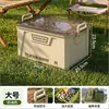 Caixa de Armazenamento Caixa de Armazenamento de Grande Capacidade Doméstico Lanche Brinquedo Roupas Organizador Caixa Dormitório com Tampa Alça Caixa de Plástico
