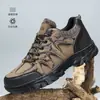 Sapatos masculinos transfronteiriços, novo modelo 2026, sapatos de trilha com aumento interno de altura, semelhantes à Salomon, versáteis, casuais, confortáveis, tamanho grande para homens