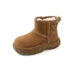 Botas de Nieve de Color Puro Casual para Niños 2025 Nuevas Botas de Algodón de Invierno para Niñas Forradas de Felpa y Engrosadas Zapatos de Algodón Cálidos Grandes para Niños