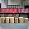 Fornecimento Direto da Fábrica de Barris Redondos de Papel Integral de Couro Bovino, Embalagem de Barril de Papel de Alta Resistência e Resistente à Pressão, Barris de Papelão para Produtos Químicos Industriais e Farmacêuticos