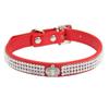 Collar para mascotas con corona de diamantes de varias filas collar para gatos collar divertido para perros collar universal para gato perro una generación de pelo