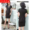 GS1532 Verano Nuevo Estilo Traje Pequeño Profesional Vestido de Moda Tienda de Oro Joyería Ropa de Trabajo Esteticista Femenina