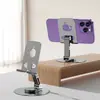 Soporte Metálico Giratorio para Tableta, Soporte para Laptop, Soporte de Escritorio Ajustable para Transmisión en Vivo y Ver Videos