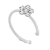Wish piercing de nariz explosão cruz de nariz transfronteiriço venda quente joia de perfuração joia de cobre prata flor tipo C anel de strass