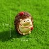 Micro Paisagem Dos Desenhos Animados Bonito Pequeno Ouriço Boneca Jardinagem DIY Decorações Acessórios Ecológico Garrafa Desktop Resina Ornamentos