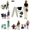 Conjunto de roupas para boneca de 30cm, boneca multiarticulada pode usar roupas casuais, sapatos, óculos, combinação