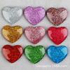 Brillo Corazón de Amor Accesorios de Resina Crema Pegamento Carcasa de Teléfono Móvil DIY Accesorios Adhesivo para Refrigerador Material Parche Zapatos con Agujeros