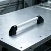 Alça espessada de liga de alumínio, alça de porta deslizante de forno, alça de centro de usinagem CNC para máquinas-ferramentas industriais