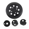 Disco de rectificado negro de 5 pulgadas 8 orificios 4 ojos disco eléctrico disco de coche rectificado pulido disco papel de lija flocado autoadhesivo disco eléctrico