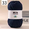 Ovillo de Hilo de Algodón Leche de 5 Hebras DIY Suéter para Muñeca Bufanda Sombrero Hilo de Algodón Algodón Material Transparente Fabricante de Hilo Venta al por Mayor