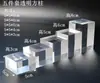 Coluna Quadrada Transparente de Acrílico Base de Cristal Modelo de Brinquedo Suporte de Exibição Base de Porcelana Antiga Joias Cosméticos