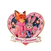 Zootopia Nick e Judy Mercadoria Magnéticos de Geladeira Planos de Acrílico Decoração Presente para Amigos