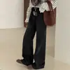 Jeans com Forro de Lã para Meninas de Inverno (Tamanho Médio/Grande) Nova Roupa Infantil Jeans Flare Pequeno Estiloso para Crianças Meninas