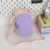 Bolsa pequena color block inspirada em dopamina, novo estilo para mulheres, adequada para o trajeto para o trabalho, atividades ao ar livre, ciclismo, yoga e como bolsa de ombro para carregar garrafas de água