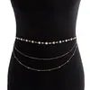 Joia Transfronteiriça Europeia e Americana Moda Retro Elegante Borboleta Corrente de Cintura Multicamadas Feminina Simples Versátil Decoração de Cinto de Alta Qualidade