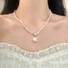 Collar de Perlas Dorado Retro Francés de Doble Capa Enroscado para Mujer 2025 Nuevos Accesorios Lujo Accesible Cadena de Suéter de Gama Alta
