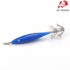 Cebo de pesca luminiscente para calamar suministro directo de fábrica plateado colorido mini aguja de calamar cebo para calamar de pesca en el mar