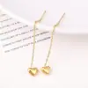 Pendientes Elegantes de Nuevo Estilo Transfronterizos, Pendientes Pequeños y Versátiles con Forma de Corazón para Mujer, Pendientes de Botón Sencillos de Acero de Titanio Ligeros de Lujo de Alta Gama para Verano