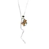 Collar con Colgante de Caballo del Año Zodiacal de Otoño e Invierno para Mujer, Nueva Cadena de Suéter con Cordón de Diseño de Nicho, Accesorio Versátil de Otoño e Invierno