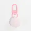 Chaveiro Pingente Bola de Pelo Fofa Colorida, Pingente para Bolsa de Estojo de Fone de Ouvido, Acessórios Artesanais DIY, Atacado do Fabricante