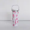 Versión Americana 2025 Segunda Generación Taza Térmica de 30oz Serie Floral y de Mariposas Taza para Coche Venta Caliente Transfronteriza
