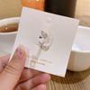 Diseño de Lujo Ligero Estilo Japonés y Coreano Anillo Abierto Simple de Mariposa de Circonita Moda para Mujer Celebridad de Internet Elegante Anillo Pulsera Venta al por Mayor
