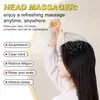 Um massageador de cabeça em formato de polvo, raspador de polvo, ferramenta para alívio de coceira, projetado especificamente para massagem e relaxamento do couro cabeludo, massageador de couro cabeludo com 12 garras, usado para relaxamento e alívio do estresse, gadget de presente divertido, extrator de alma, raspador de cabeça, ferramenta unisex para alívio do estresse